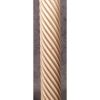 Gambe per tavoli legno decorate a corda intrecciata senza parte superiore squadrata, TH230