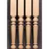 Gambe in legno per tavoli con lungo motivo caratteristico, TH201
