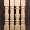 Gambe in legno per tavoli con parti squadrate sopra e sotto, TH241